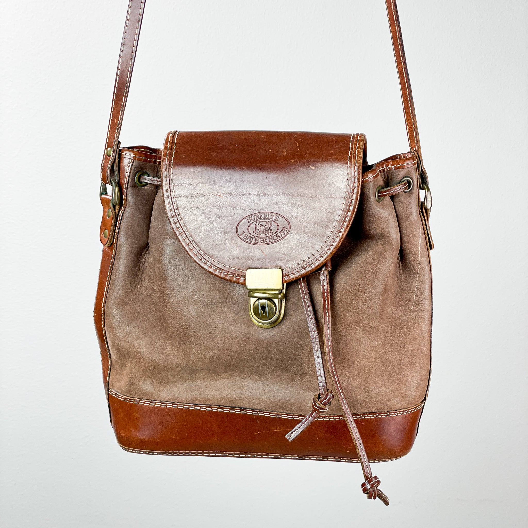 Burkelys leather house bag deals