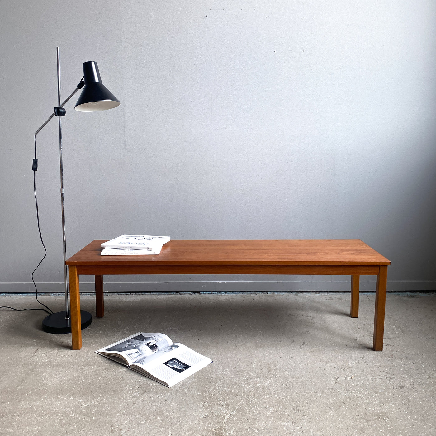 Bänk i teak