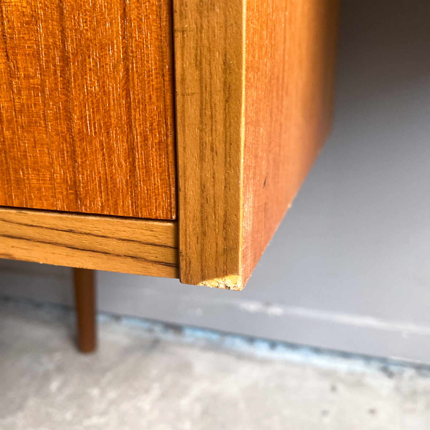 Skrivbord i teak, 60-tal
