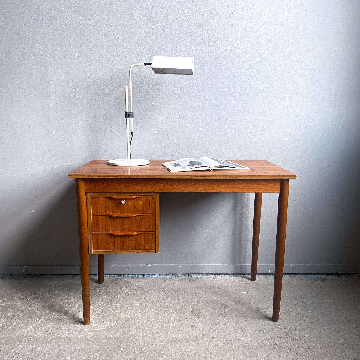 Skrivbord i teak, 60-tal