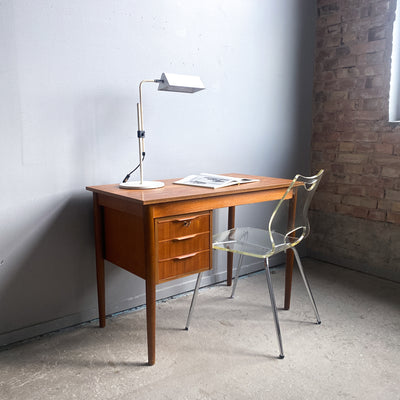 Skrivbord i teak, 60-tal