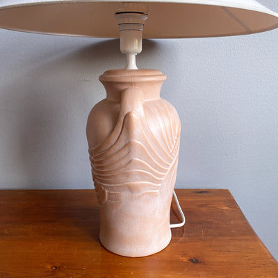 Bordslampa med svanmotiv - 80-tal