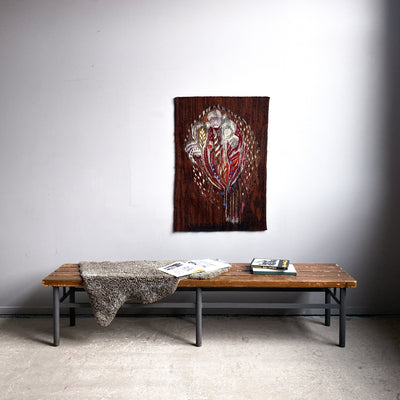 Sittbänk från gammal skola