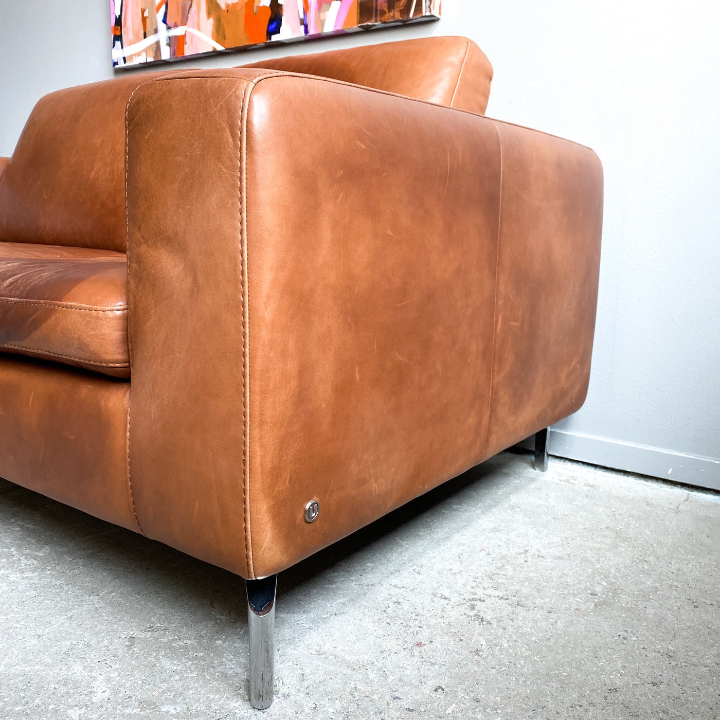 2-sits skinnsoffa - Savoy, Natuzzi, Italien