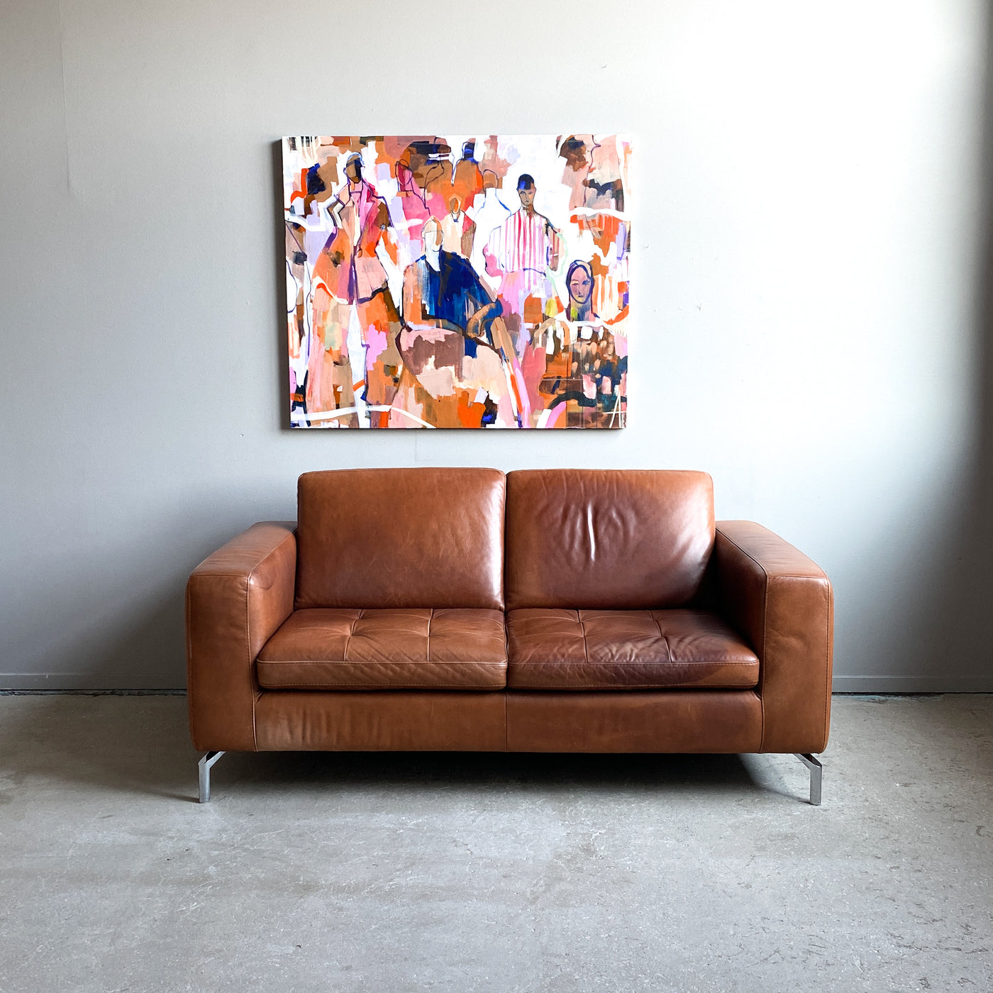 2-sits skinnsoffa - Savoy, Natuzzi, Italien