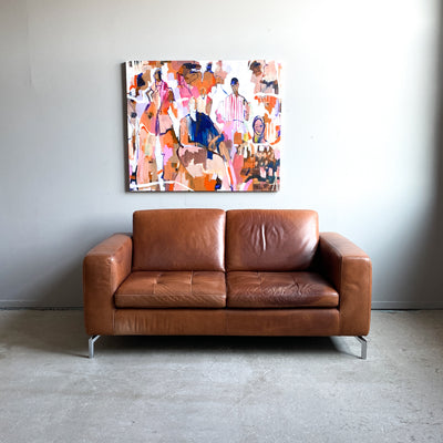 2-sits skinnsoffa - Savoy, Natuzzi, Italien