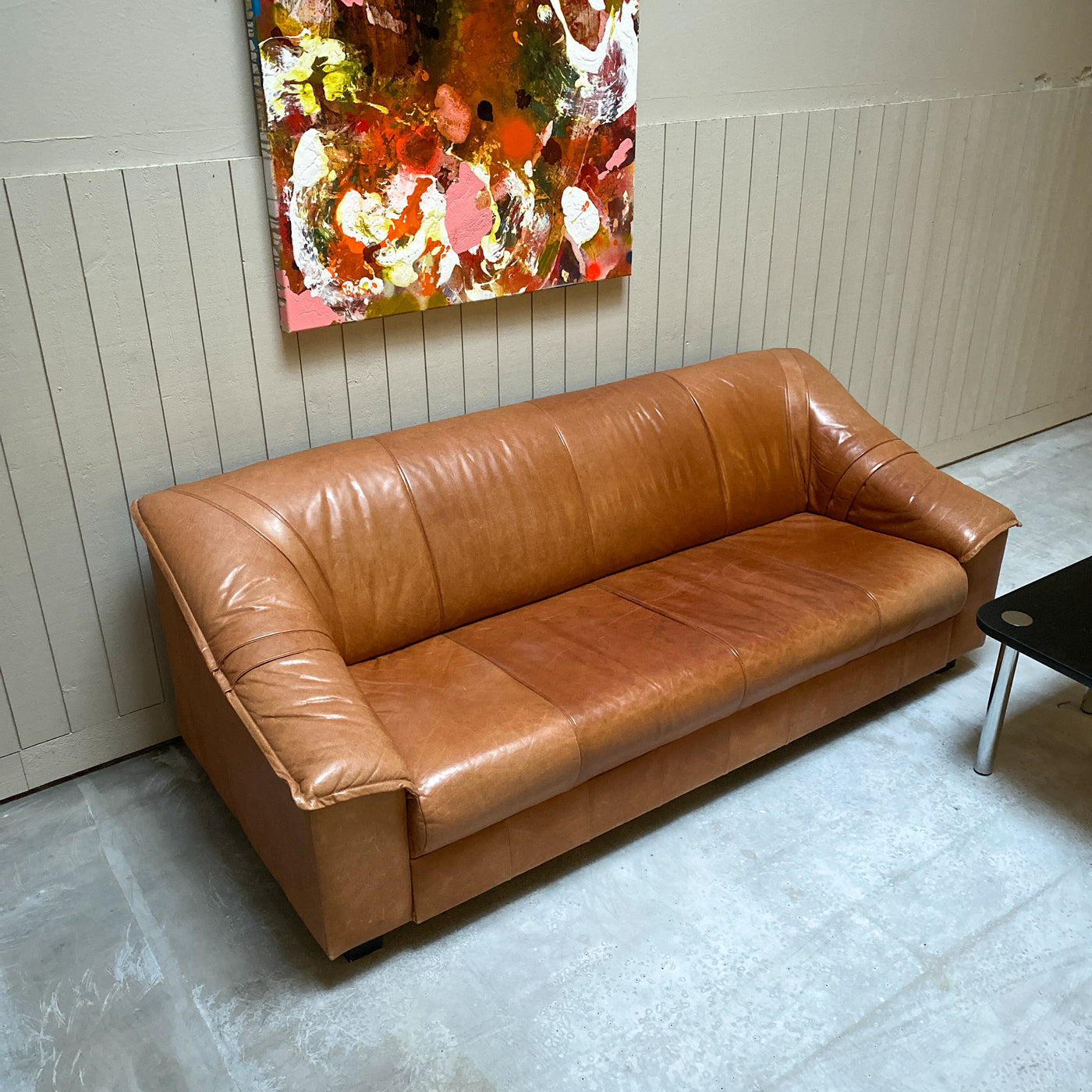 3 sits skinnsoffa - Halland, IKEA 80-tal