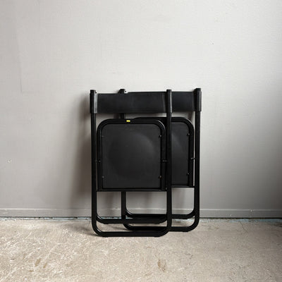 Klappstol i skinn - Tamara, Arrben, Italien, 80-tal