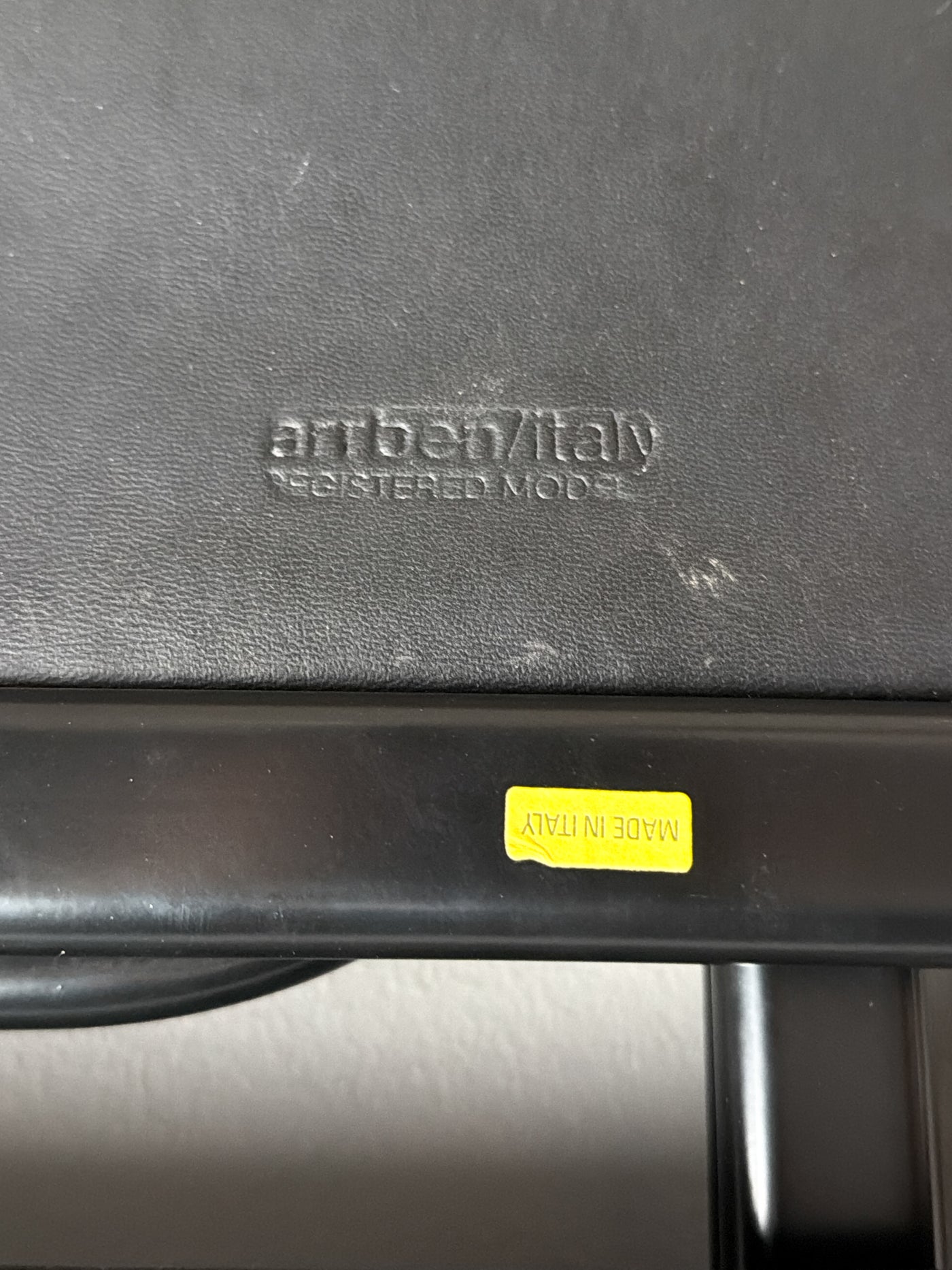 Klappstol i skinn - Tamara, Arrben, Italien, 80-tal