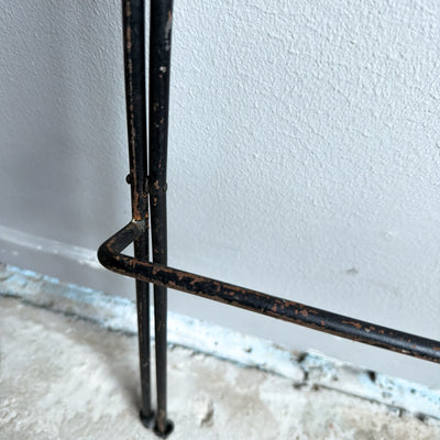 Brickbord i teak och metall - 50/60-tal