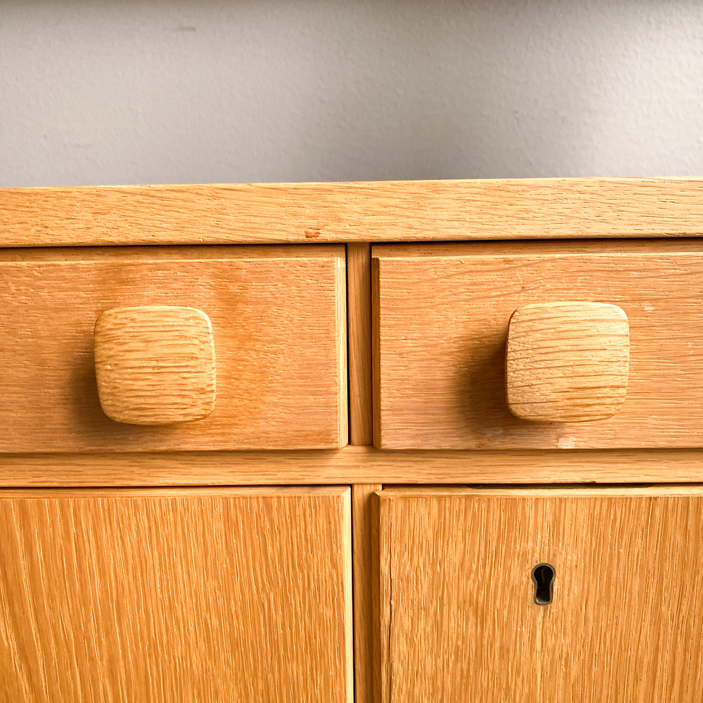 Sideboard i ek - 60-tal