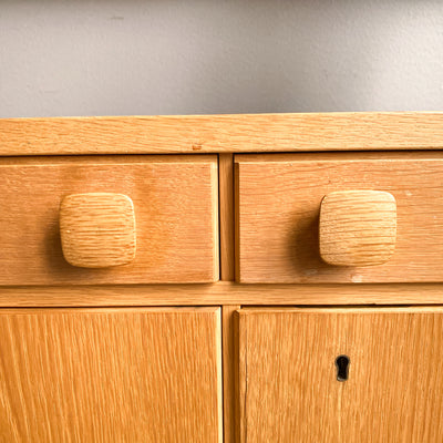Sideboard i ek - 60-tal