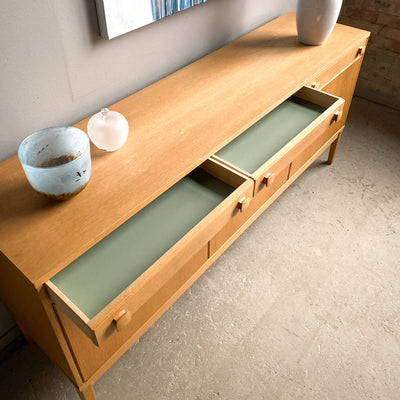 Sideboard i ek - 60-tal