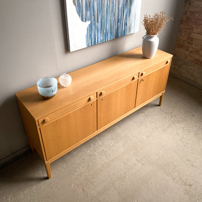 Sideboard i ek - 60-tal