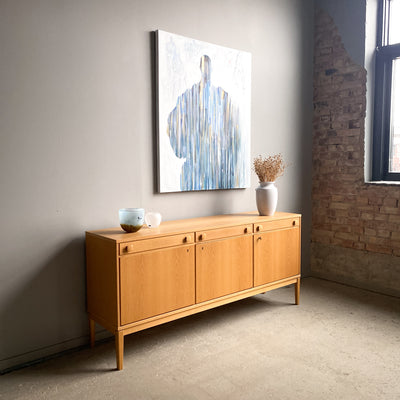 Sideboard i ek - 60-tal