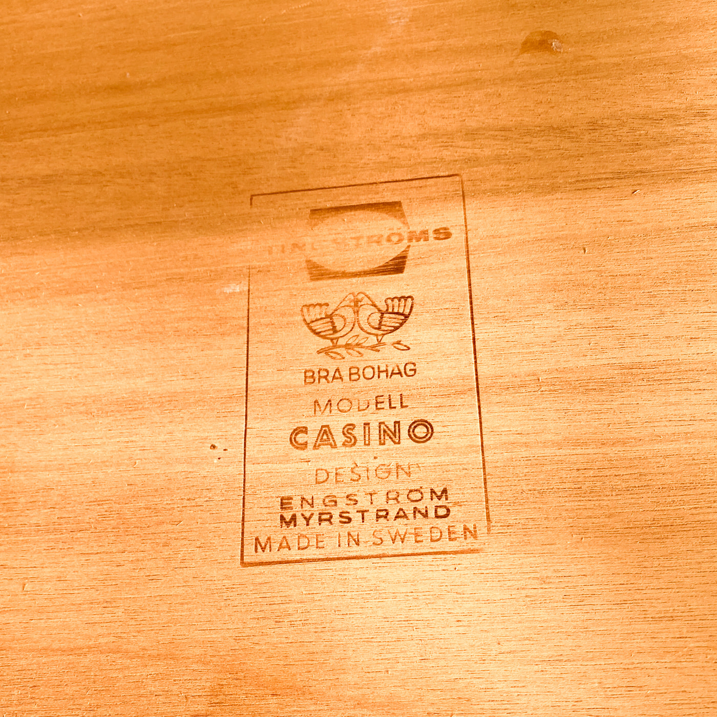 Paret sängbord - Casino, Engstrand & Myrstrand, Tingströms
