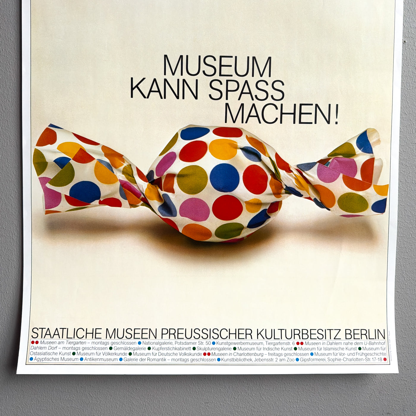Affisch MUSEUM KANN SPASS MACHEN!
