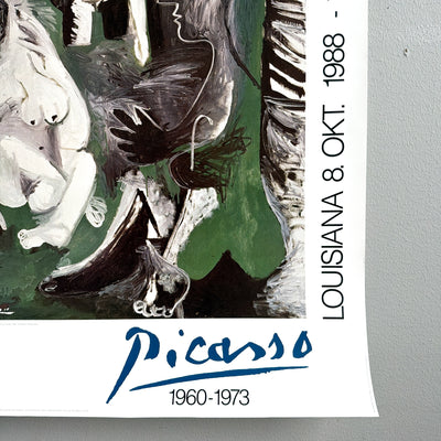 Utställningsaffisch Picasso, Louisiana Museum, 1988-89