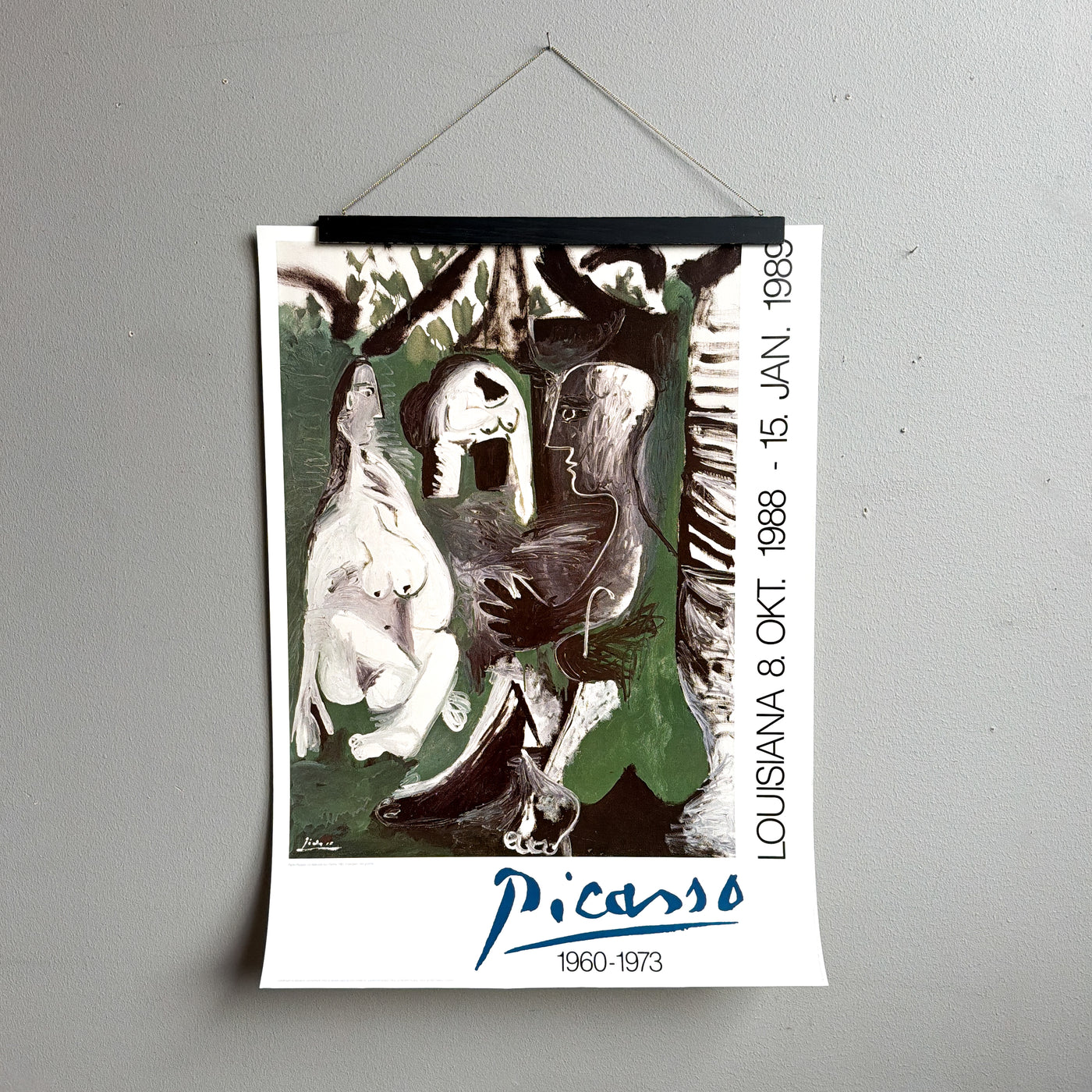 Utställningsaffisch Picasso, Louisiana Museum, 1988-89