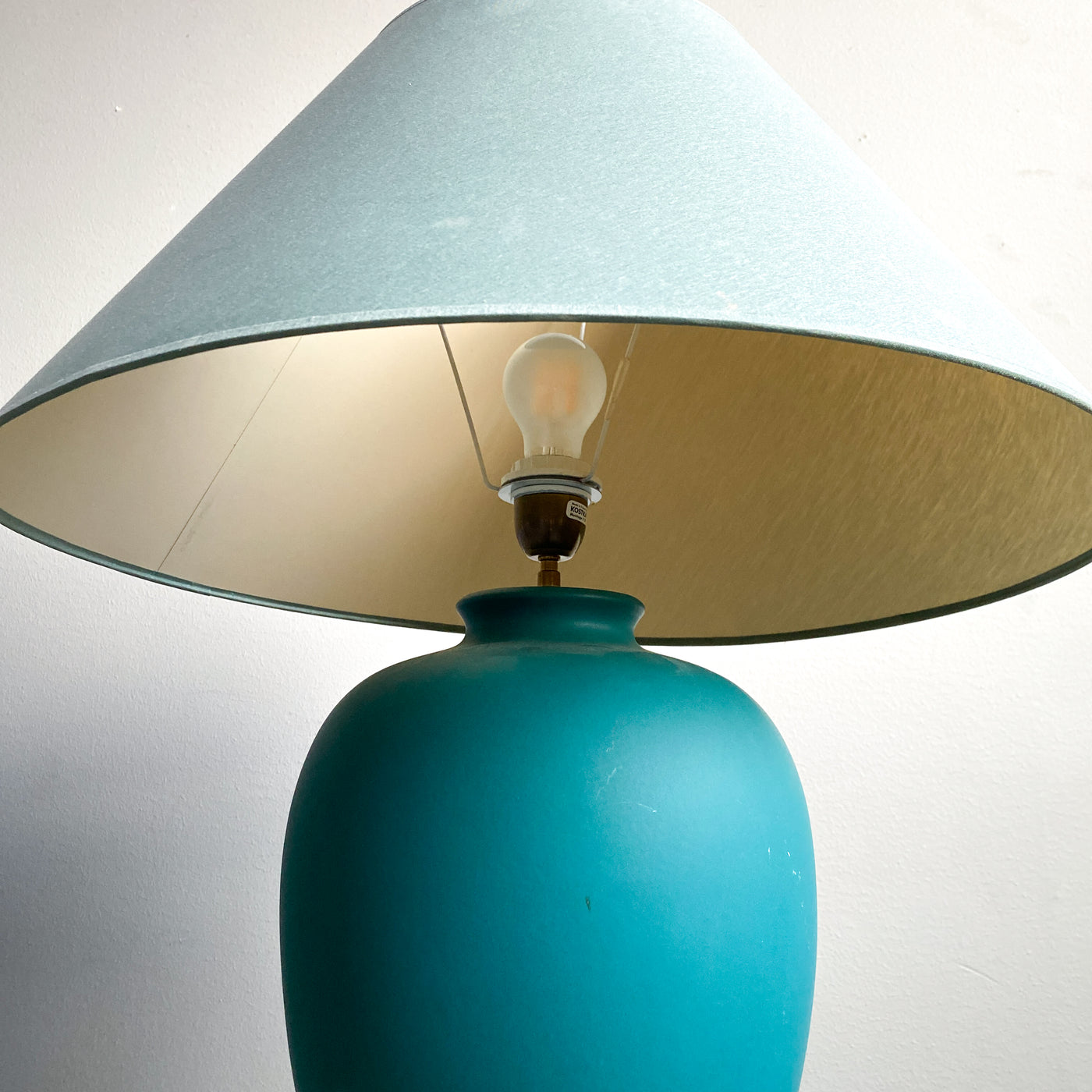 Stor bordslampa KOSTKA, Frankrike 80/90-tal