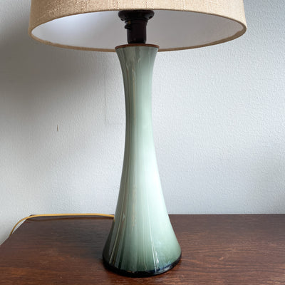 Bordslampa i grått glas - Bernt Nordstedt, Bergboms