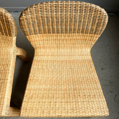 Paret rottingfåtöljer - Thomas Sandell, IKEA PS 2002