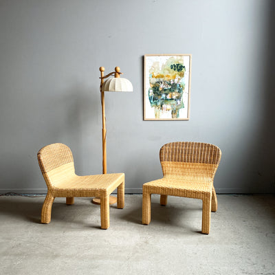 Paret rottingfåtöljer - Thomas Sandell, IKEA PS 2002