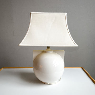Vit bordslampa Largo, IKEA 80-tal