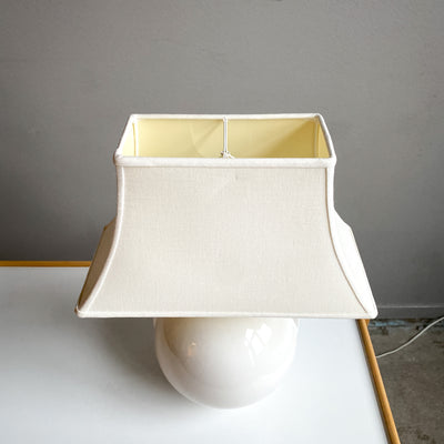Vit bordslampa Largo, IKEA 80-tal