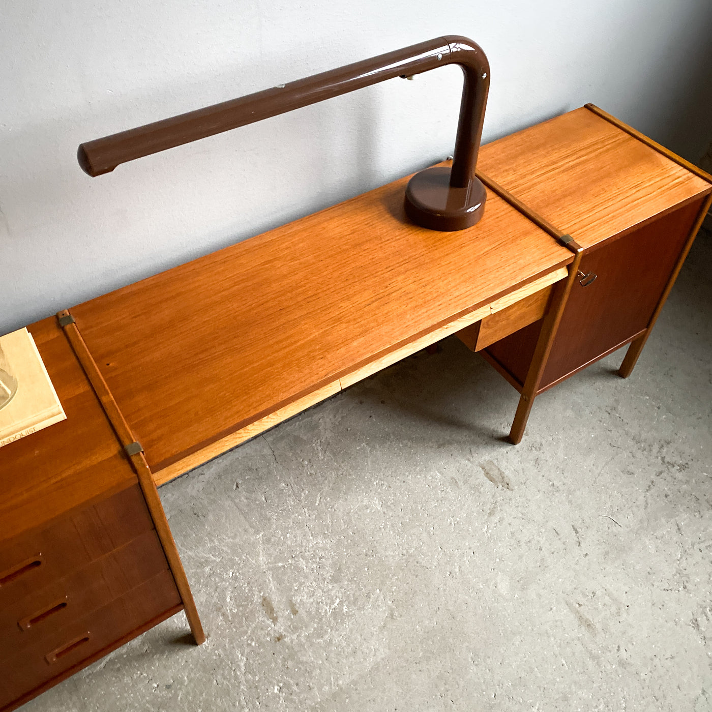 Skrivbord i teak - B. Fridhagen, Bodafors