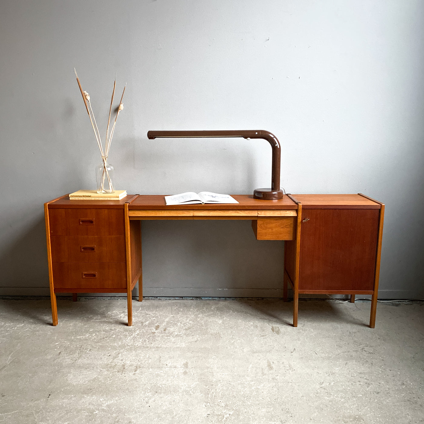 Skrivbord i teak - B. Fridhagen, Bodafors