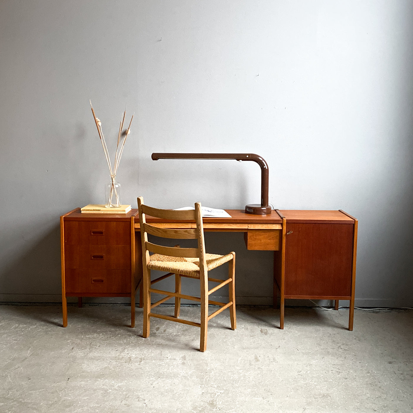 Skrivbord i teak - B. Fridhagen, Bodafors