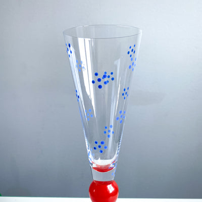 Champagneglas Clown - Anne Nilsson, Orrefors