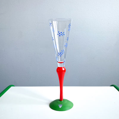 Champagneglas Clown - Anne Nilsson, Orrefors