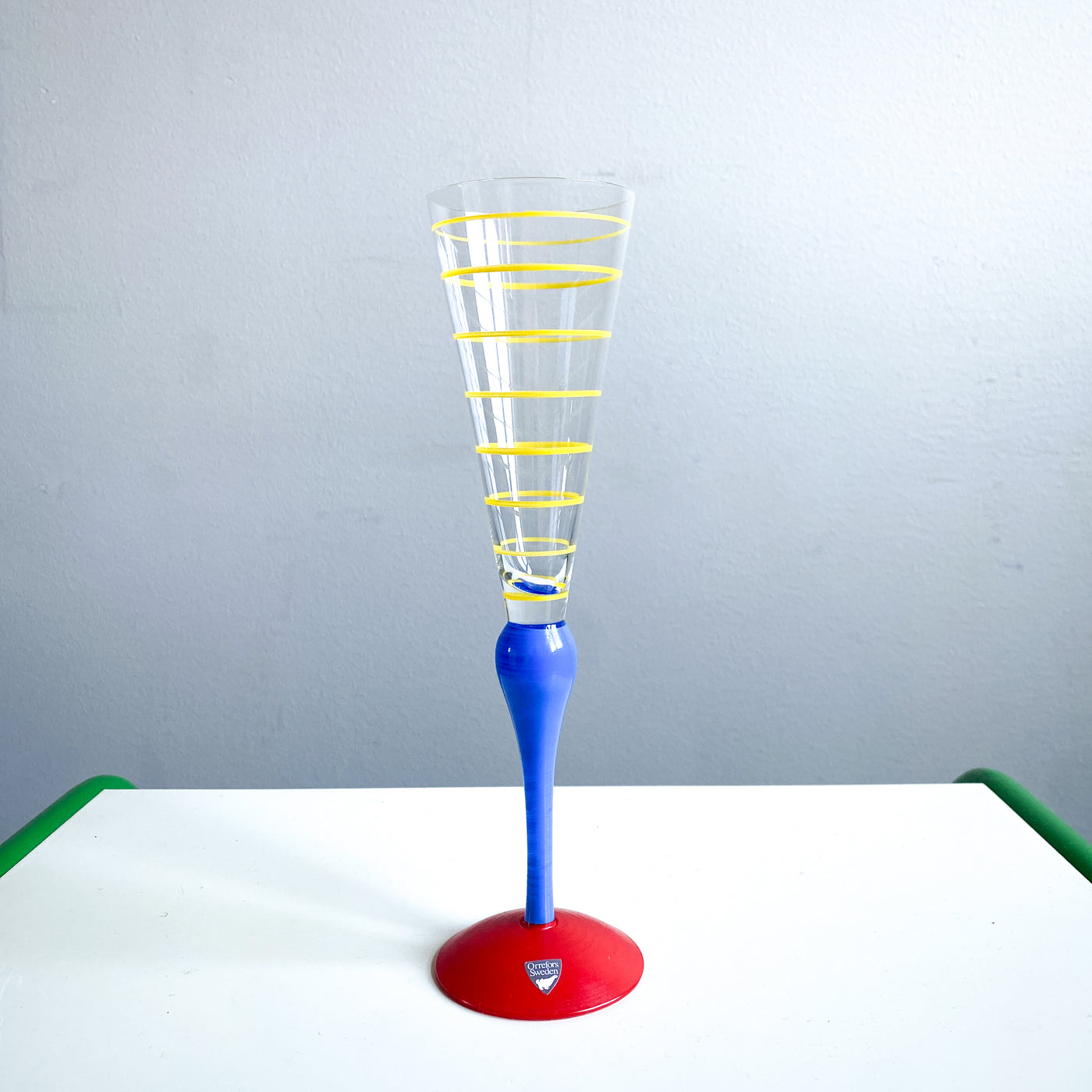 Champagneglas Clown - Anne Nilsson, Orrefors