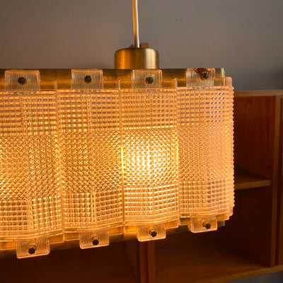 Taklampa - Wiktor Berndt, Flygsfors glasbruk, 60-tal