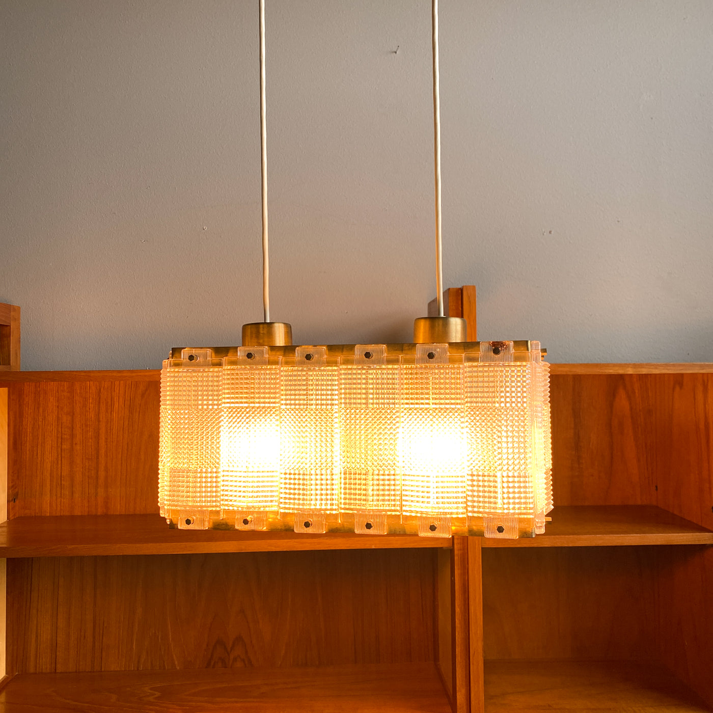 Taklampa - Wiktor Berndt, Flygsfors glasbruk, 60-tal