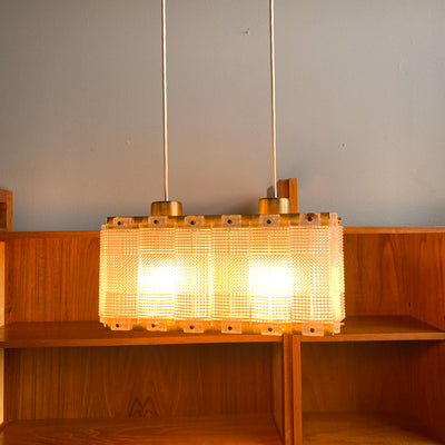Taklampa - Wiktor Berndt, Flygsfors glasbruk, 60-tal