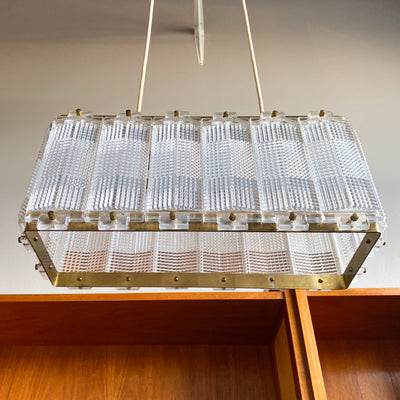 Taklampa - Wiktor Berndt, Flygsfors glasbruk, 60-tal