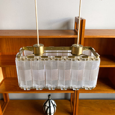 Taklampa - Wiktor Berndt, Flygsfors glasbruk, 60-tal