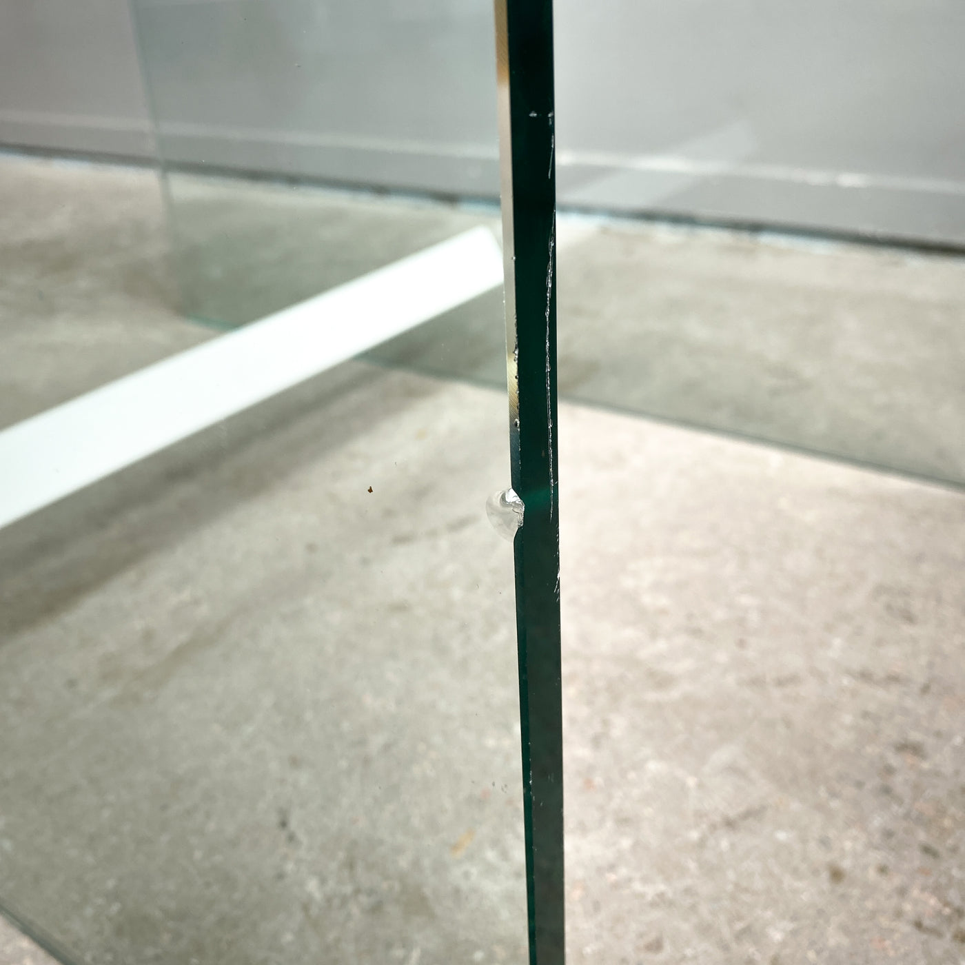 Soffbord i glas, 80-tal