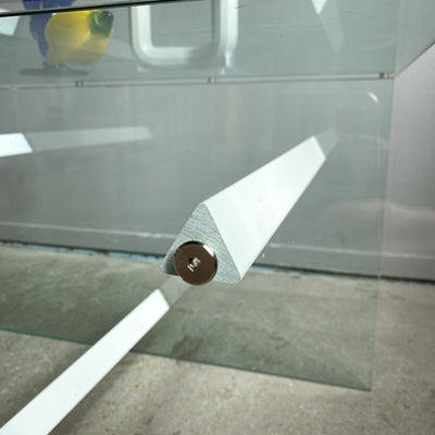 Soffbord i glas, 80-tal