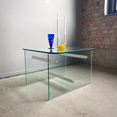 Soffbord i glas, 80-tal