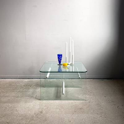 Soffbord i glas, 80-tal