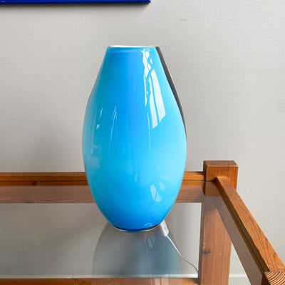 Stor bordslampa i glas