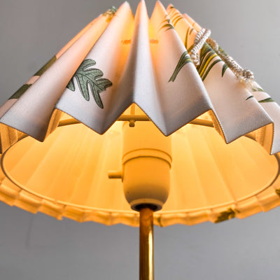 Bordslampa i mässing och glas - Falkenbergs belysning