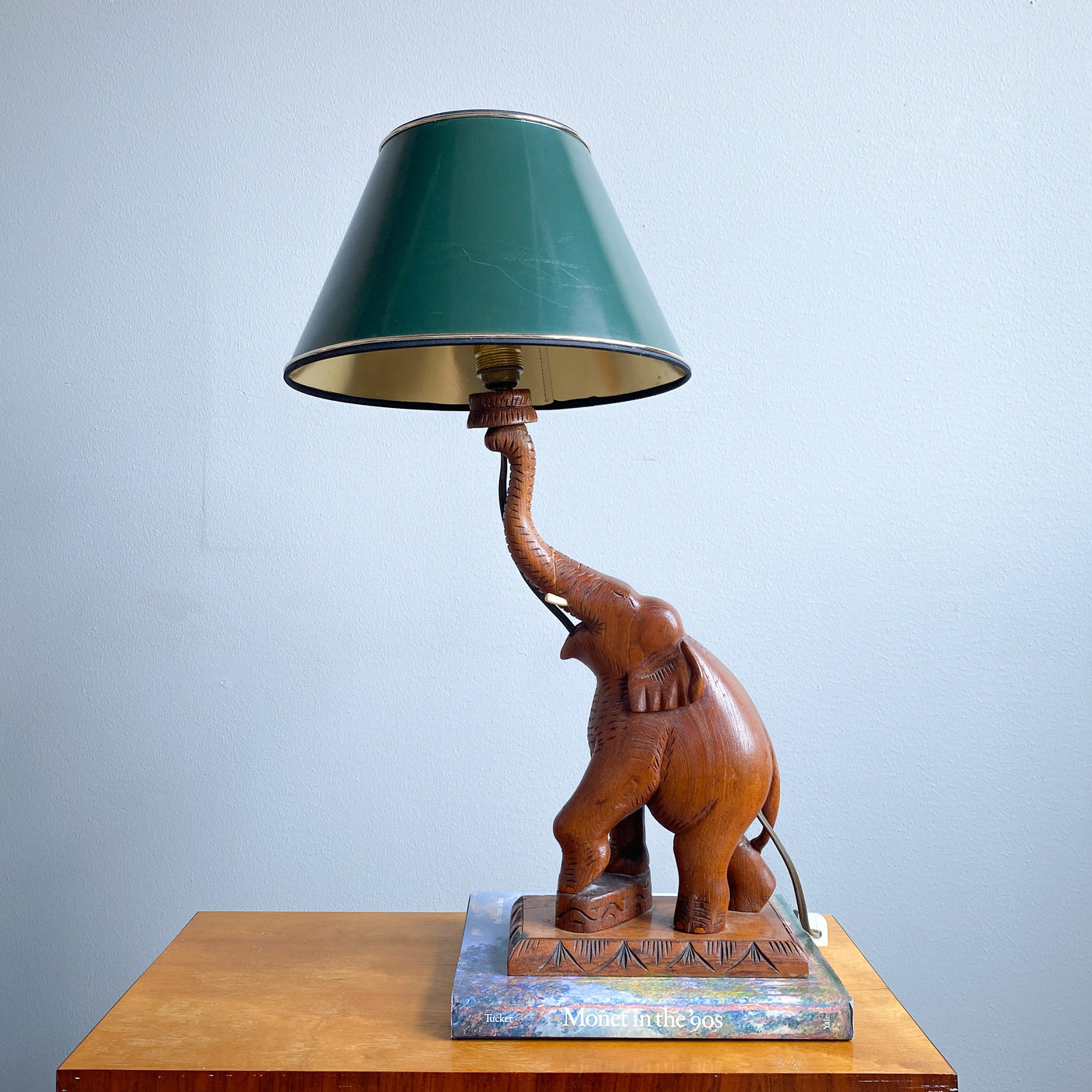 Bordslampa elefant mitten 1900-tal