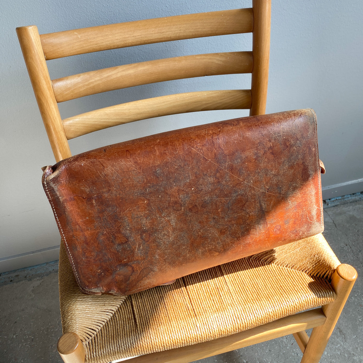 Weekendbag i läder