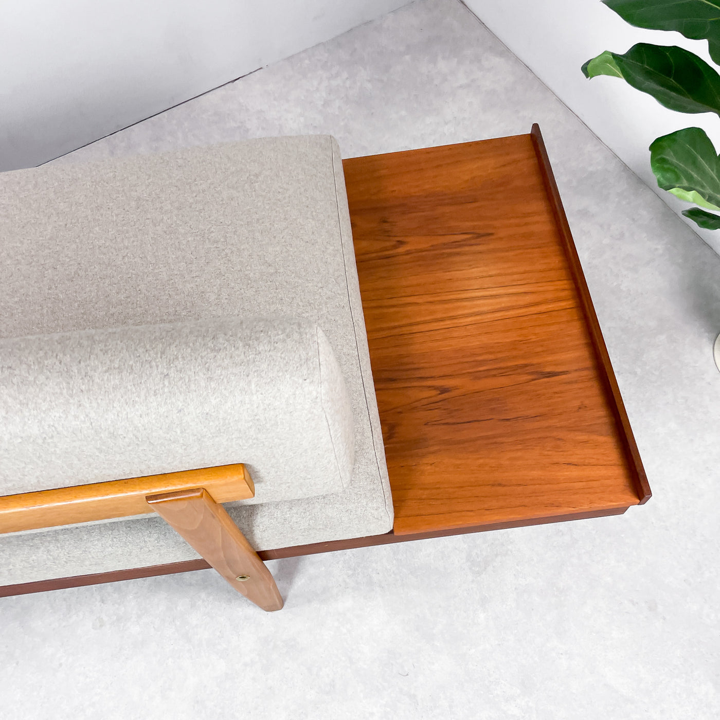 Dagbädd teak & ull - Svane Ekornes