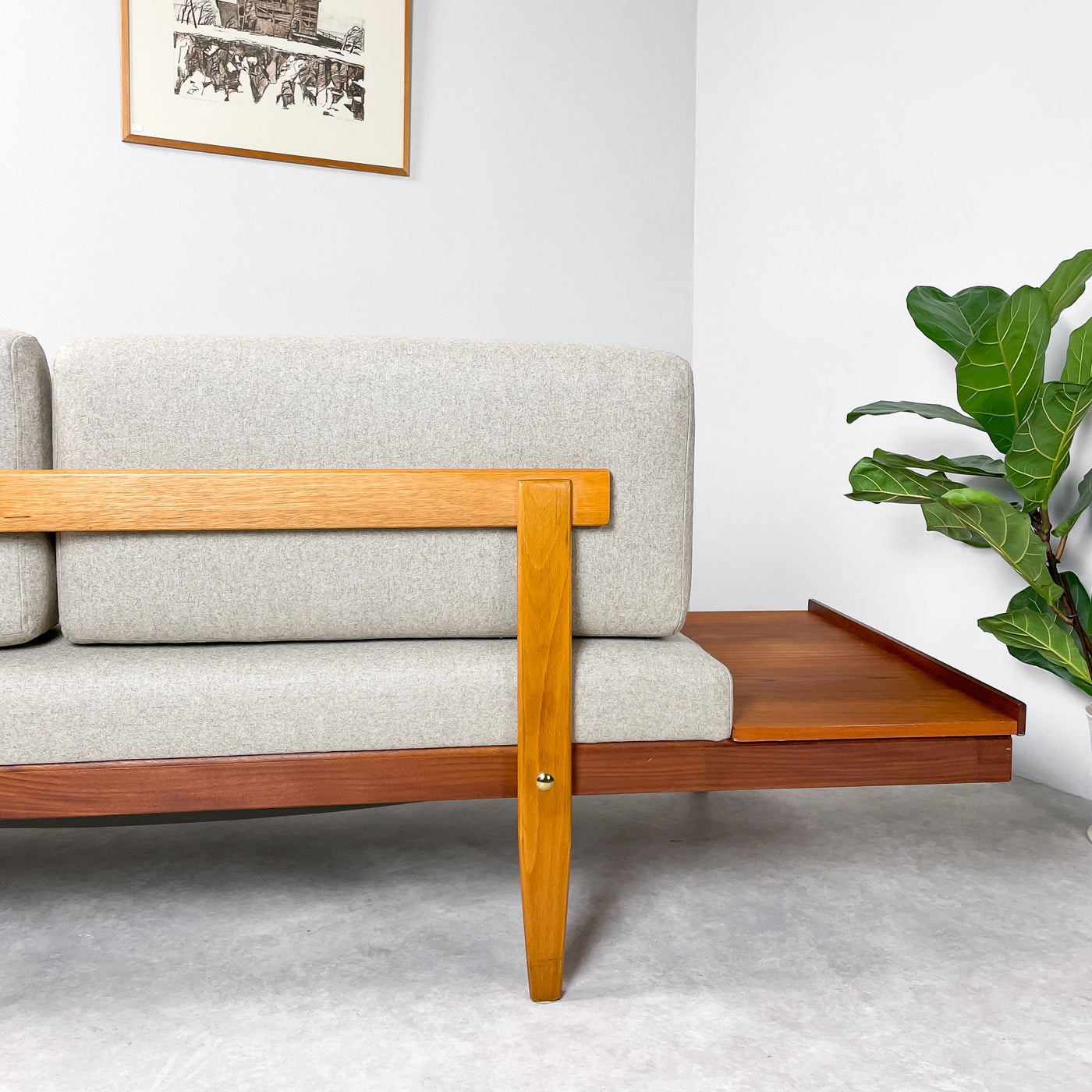 Dagbädd teak & ull - Svane Ekornes